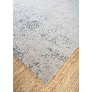 Alfombra Kavi Ivory de Lana y Seda de Bambú Anudada a Mano, Diseño de Teoría del Caos Abstracto para Sala de Estar, Pasillo, 10 mm - Product Image 2