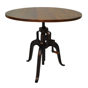 Table basse de qualité supérieure avec plateau rond en marbre et base en fer avec bordure en laiton sans soudure, pour une utilisation en intérieur et en extérieur, au prix d'usine - Product Image 3