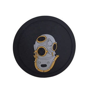 Patchs en caoutchouc 3D personnalisés avec motif floral pour chapeaux - Accessoires de mode tactiques en PVC souple à coudre - Product Image 2