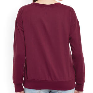 Sudaderas de invierno para mujer con logotipo personalizado y cuello redondo, forro polar suave para ropa de equipo, ropa promocional con colocación de logotipo frontal - Product Image 4