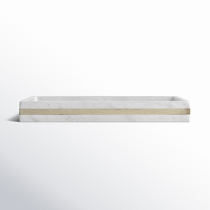 Wholesale <b>Large</b> Capacity Marble <b>Serving</b> <b>Tray</b> Eco-Friendly Kitchen <b>Tray</b> for Vegetables Fruits Snacks & Decor - Product Image 5