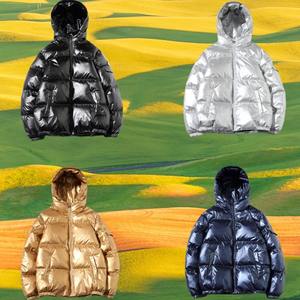 Veste matelassée pour homme sur mesure par le fabricant, veste coupe-vent chaude d'hiver, noire, à capuche, rembourrage standard 420g, haute qualité - Product Image 2