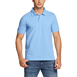 Camisetas de Golf de malla de algodón de alta calidad para hombre, camisetas de Polo transpirables antiarrugas con logotipo personalizado, patrón sólido, Golf Wea - Product Image 5