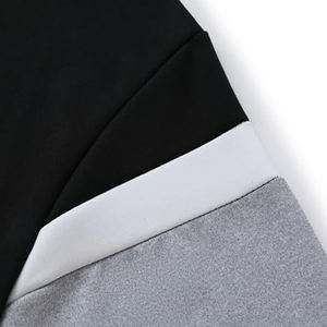 Sweat-shirt à capuche décontracté pour homme à manches longues en polaire douce avec broderie et cordons de serrage, design hivernal simple, polyester/coton - Product Image 5