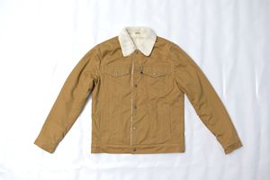 Chaqueta Vaquera para Hombre al por Mayor, con Forro de Piel, Diseño de Letras, Resistente al Viento, Estilo Urbano, Informal, para Invierno - Product Image 2