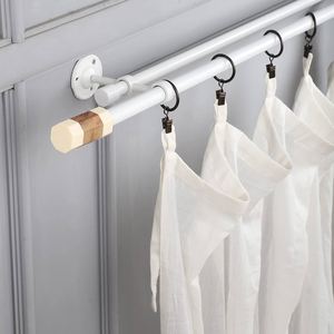 Tringle à rideau décorative en métal pour montage de rideau Tringle à rideau en métal de couleur dorée Salon Décoration intérieure Taille personnalisée - Product Image 4