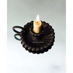 Bougeoir conique en métal tendance Antique rustique fini pour la maison mariage décor de noël bougeoir conique - Product Image 4