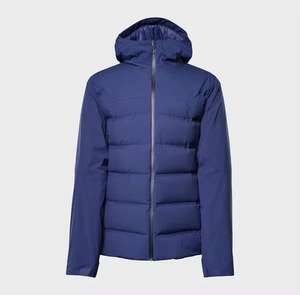 Chaqueta de cuero acolchada con capucha para hombre, chaqueta de invierno deportiva de piel con capucha extraíble acolchada de piel de cordero hinchada - Product Image 3