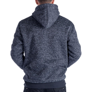 Sudaderas con capucha personalizadas de algodón con cremallera de cara completa de 300 GSM para hombre, sudadera bordada con estampado de hojaldre y cremallera para hombre - Product Image 5