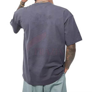 Top Design Hommes Boxy Fit T-shirts avec Logo Personnalisé 2024 Dernière Conception Hommes Nouvelle Arrivée T-Shirt - Product Image 4