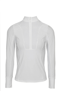 Horse Riding Equestrian Base Layer <b>Long</b> <b>Sleeve</b> Half Zip up T <b>Shirt</b>/breathable Durable <b>Women</b> and Men Booth Horse Riding <b>Polo</b> Shir - Product Image 4