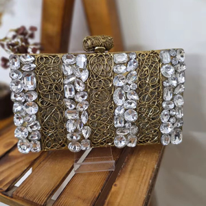 Sac à main en nacre pour vadrouille, sac à main en nacre, pochette de soirée pour mariage indien, fournisseurs en gros - Product Image 1