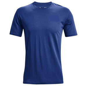 T-shirts pour hommes en gros, tricotés 100% coton, manches courtes, impression de logo personnalisée, grande taille, OEM, directement de l'usine - Product Image 1