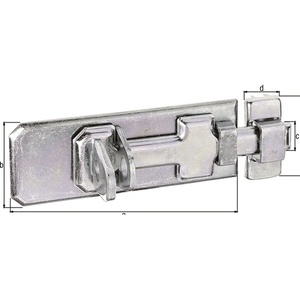 Security <b>Lock</b> Bolt 80mm X 35mm for Doors and <b>Windows</b> - Product Image 1