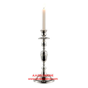 Claaaic Tall T Light Candle Holder Pilar para la decoración del piso del hogar Chapado en oro brillante Navidad decorado T Light Candle Pillar - Product Image 5