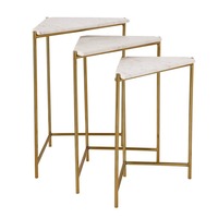 Meilleure vente Ensemble de table d'appoint en forme de triangle fait à la main de haute qualité Trendy Nouveau design Tables basses d'appoint pour le salon