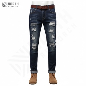 Pantalones Vaqueros Negros de Moda Personalizados al por Mayor para Hombre, Color Personalizado, Último Diseño, Vaqueros de Motociclista, Precio Razonable, Vaqueros para Hombre - Product Image 2