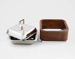 Nueva llegada de Ramadán superventas hecho a mano clásico decorativo calentador de alimentos Buffet Hotpot cazuelas plata acabado caliente calentador de ollas - Product Image 6