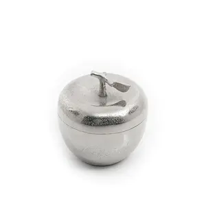 กล่องขนมแต่งงานที่มีสไตล์ในการออกแบบเครื่องเงินอลูมิเนียมเหมาะสำหรับขนมช็อคโกแลตและการแสดงที่หรูหราในโรงแรมและบ้าน - Product Image 6