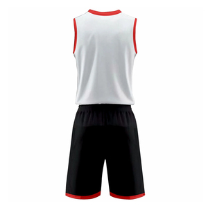 Conjunto de Uniforme de Baloncesto para Hombre Adulto, 100% Poliéster, Transpirable, de Secado Rápido, Protección UV, Manga Corta, Colores Personalizados, Nombres de Equipos - Product Image 6