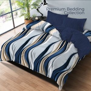 Ensemble de couvre-lit en microfibre de haute qualité, taille Queen et King, doux, respirant, séchage rapide, épaisseur moyenne, hauteur du tissu 20 cm, ensemble moderne - Product Image 4