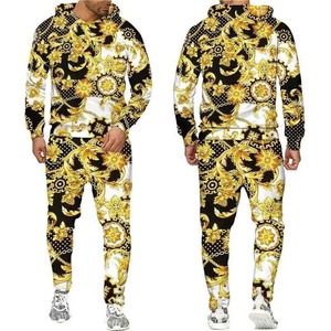 Survêtements de performance ajustés imprimés personnalisés, manches complètes confortables avec col à capuche, combinaison de sport respirante sublimée - Product Image 5