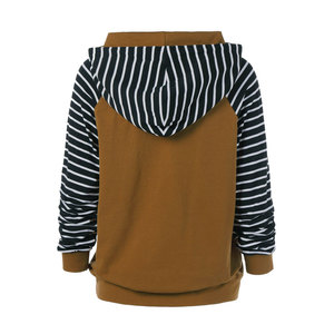 เสื้อฮู้ดฟลีซสโตนวอชแบบปรับแต่งได้ ทรงหลวม แขนยาว สีพื้น สตรีทแวร์ เสื้อสเวตเชิ้ต ผ้าฝ้ายระบายอากาศ สวมใส่สบาย - Product Image 4