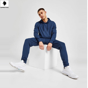 ชุดกันลมมีฮู้ดสำหรับผู้ชายชุดวอร์มไนลอนแบบรูดซิปขึ้นแบบลำลองยืดหยุ่นแบบเรียบ - Product Image 2