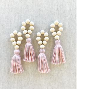 Servilleteros de madera Soportes de perlas y pañuelos para bodas Fiestas Regalos de decoración de mesa surtidos al mejor precio - Product Image 6