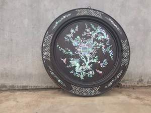 Plateau de service en bois naturel personnalisable au design moderne avec poignée en métal pour la maison, l'hôtel et le restaurant prix de gros d'usine - Product Image 2