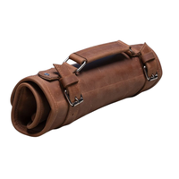 Pochette à outils en cuir véritable avec logo personnalisé, étui pliable pour crayons, étui multi-usages, étui à couteaux classique, sac de rangement pour outils, housse OEM