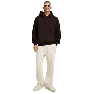 2025 personnalisé surdimensionné polaire sweats à capuche poids lourd épais hiver chandails avec Logo brodé français tissu hommes sweats à capuche - Product Image 1