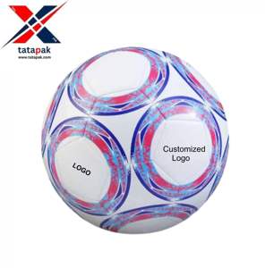 ลูกบอลฝึกฟุตบอลพีวีซีน้ำหนักเบามาใหม่ทีมแข่งขันโลโก้สไตล์ผู้ใหญ่ - Product Image 2