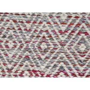 Abrash Adwv-13047 Geometric Pattern Wool & Viscose Flat Weave Pink & Purple <b>Rugs</b> for Home Use - Product Image 3