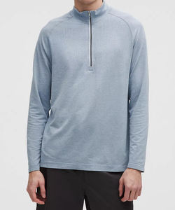 Sudadera Premium Nueva y Exclusiva de Corte Holgado con Cuello Redondo y Cierre de Cremallera de un Cuarto para Hombre, Tejido Suave, Cálido y Transpirable de Alta Calidad - Product Image 5