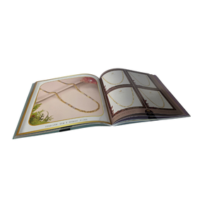 Catálogo de joyería personalizado de calidad superior Folleto Offset Folleto de tapa dura Varios colores Servicio de impresión de cartón de papel perfecto - Product Image 5