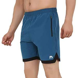 Short de bain pour homme en polyester personnalisable OEM short de bain élastique d'été short de surf avec logo - Product Image 4