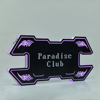 Exhibidor de Botellas LED Personalizado para Servicio de Bar en Club Nocturno VIP, Tablero de Mensajes con Glorificador LED RGB Programable