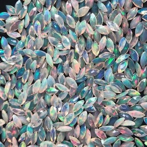 2mm 4mm Naturel Blanc Opale Éthiopienne Pierre AAA Qualité Marquise Coupe Lâche Vente en Gros Acheter En Ligne Fabricant Usine Prix - Product Image 1