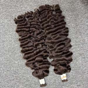 Cabello rizado birmano de la mejor calidad, 100% cabello humano, cabello crudo indio One Donor - Product Image 3