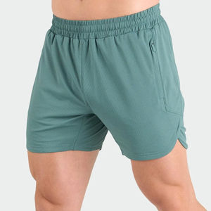 Pantalones cortos deportivos transpirables de secado rápido para hombre, pantalones cortos deportivos con bolsillos laterales, pantalones cortos deportivos para sudor y gimnasio para hombre, función antiarrugas - Product Image 1