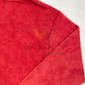 Sudadera con capucha de lavado ácido de invierno informal para hombre 2024 con diseño de tela de Color sólido Sudadera con capucha térmica de diseño personalizado - Product Image 5