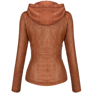 Nouveau Design Respirant Pas Cher Femmes À La Mode Haute Qualité Femmes Meilleur Design Femmes Vestes En Cuir - Product Image 6