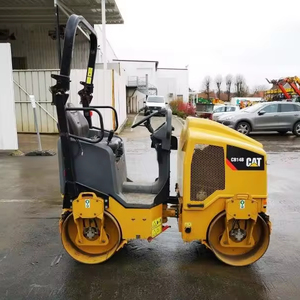 Rodillo de carretera de Suministro Superior nuevo y usado Rodillo de carretera de asfalto vibratorio Earth Ride de 1 tonelada a precio barato - Product Image 1