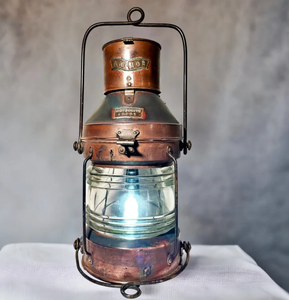 Lampe d'ancre maritime britannique vintage faite à la main, lampe de haute qualité - Product Image 1