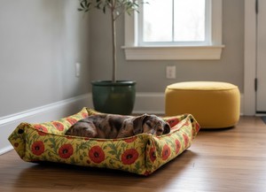Amistar Lit de voyage transformable pour animaux de compagnie, léger, confortable, en carton classique durable de haute qualité, pour chiens et chats, en tissu Oxford - Product Image 6