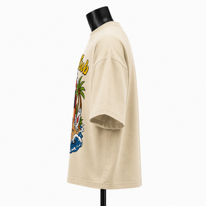 เสื้อยืดพิมพ์ลายกราฟิกขนาดใหญ่พิเศษสำหรับผู้ชาย ผ้าคอตตอนหนานุ่ม สไตล์สตรีทแวร์ วินเทจ ลุคซักยีนส์ - Product Image 4