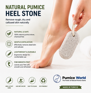 Pumice World - Piedra para talones - Eliminador de callosidades para pies - Repuesto de piedra pumice - Eliminador de callosidades para pies duradero y reutilizable - Product Image 3