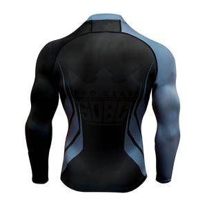 Toda la tasa de venta Buen material Hombres Fitness Rash Guard 2025 Cómodo Hombres Rash Guard para la venta - Product Image 4