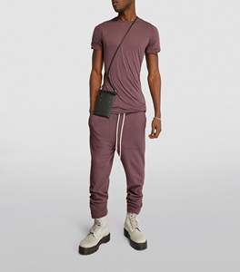 Bulk OEM Trendy Oversized High Quality 100% Cotton Sweatpants Jogger <b>Trousers</b> for Men <b>Elastic</b> <b>Waist</b> Drawstring Closure Low MOQ - Product Image 2